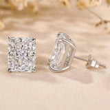 Radiant Cut Lab Grown Diamond Earrings  Radiant Cut Lab Grown Diamond Earrings