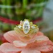Marquise & Trillion Lab Grown Diamond Engagement Ring
