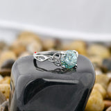 Portuguese Cut Engagement Ring Lab Grown Diamond
