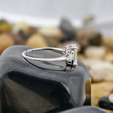 Emerald & Baguette Lab Grown Diamond Engagement Ring