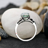 Portuguese Cut Engagement Ring Lab Grown Diamond