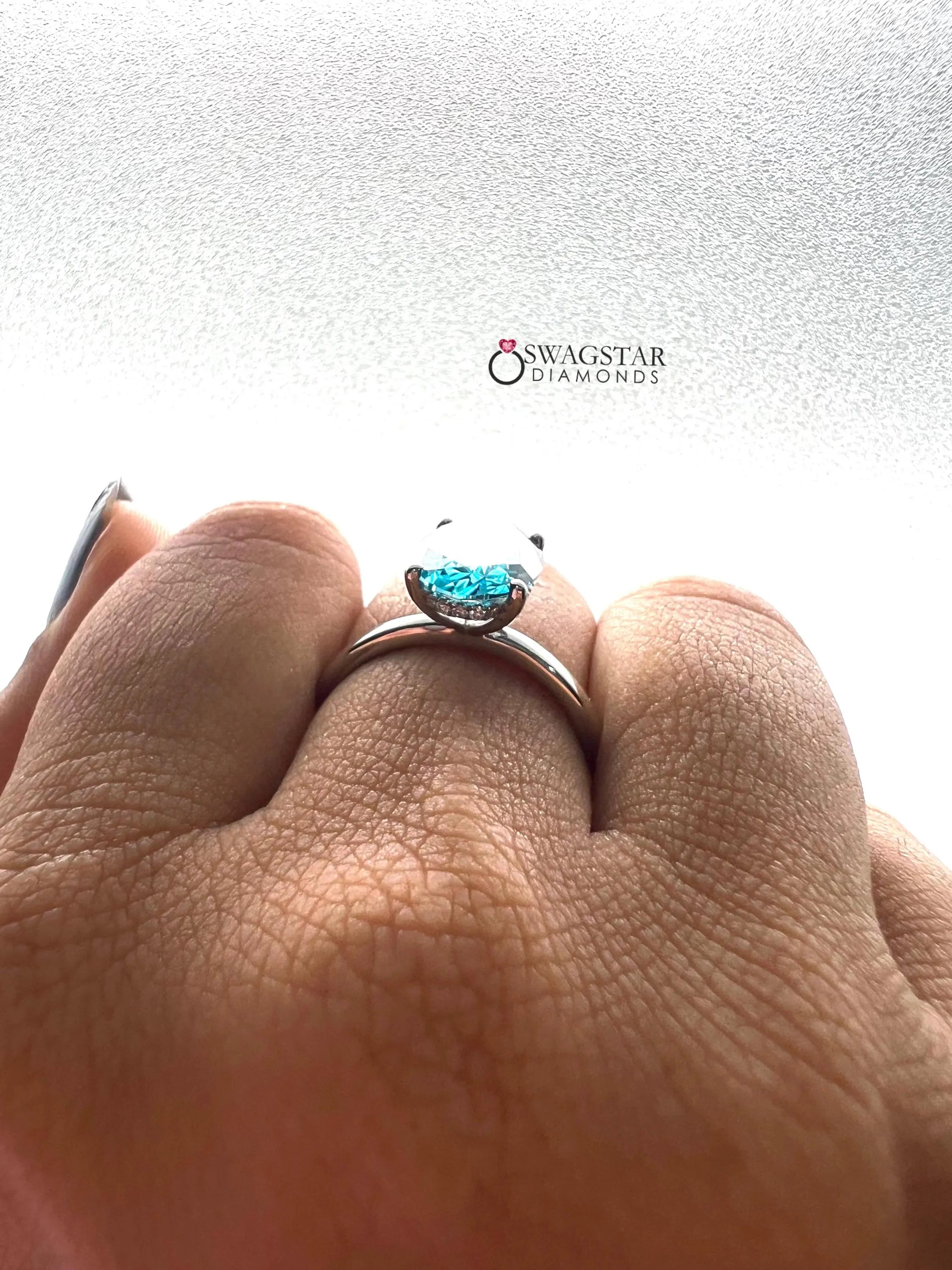 14K Gold Pave Set Certified Diamond Ring