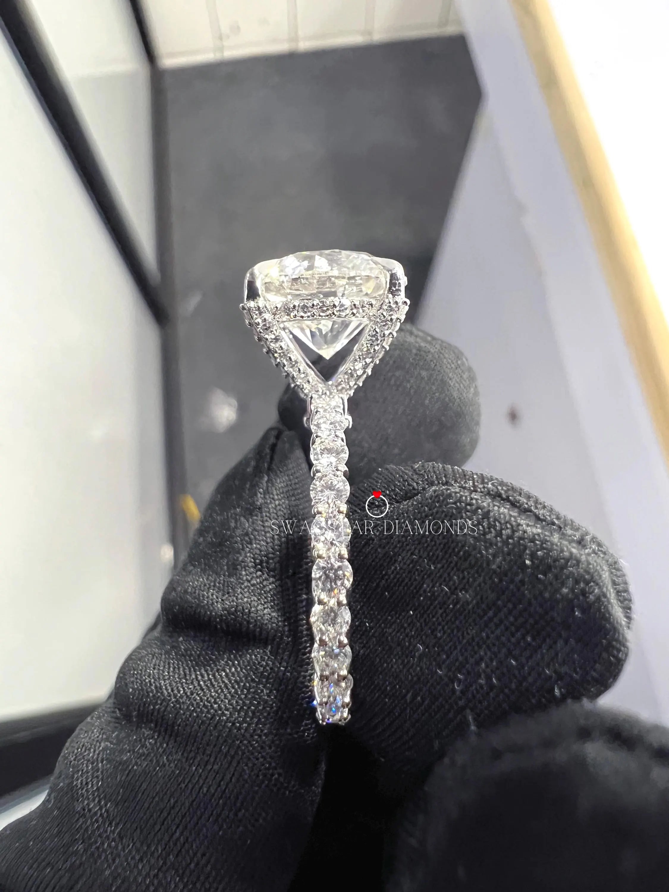 14K Gold Solitaire Wedding Anniversary Ring