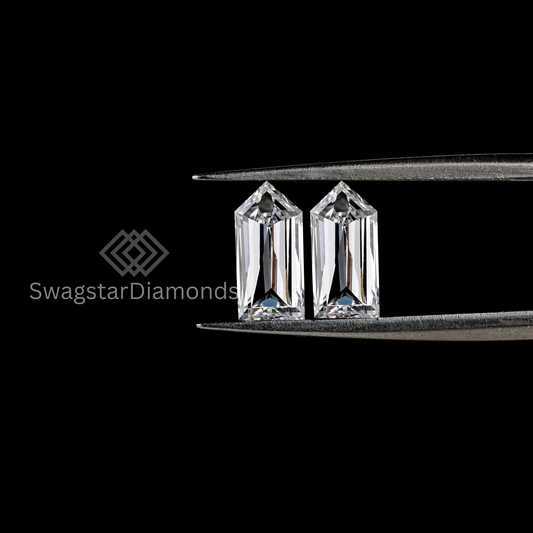 Bullet Shape Diamonds With Lab-Grown & Natural Diamonds, Jewelry By Leading Manufacturer From Swagstar, Surat. Explore Wedding, Engagement, Eternity Rings, Earring & Studs, Bracelets In 10k, 14k, & 18k Gold Varieties, Including White, Yellow, Rose Gold.