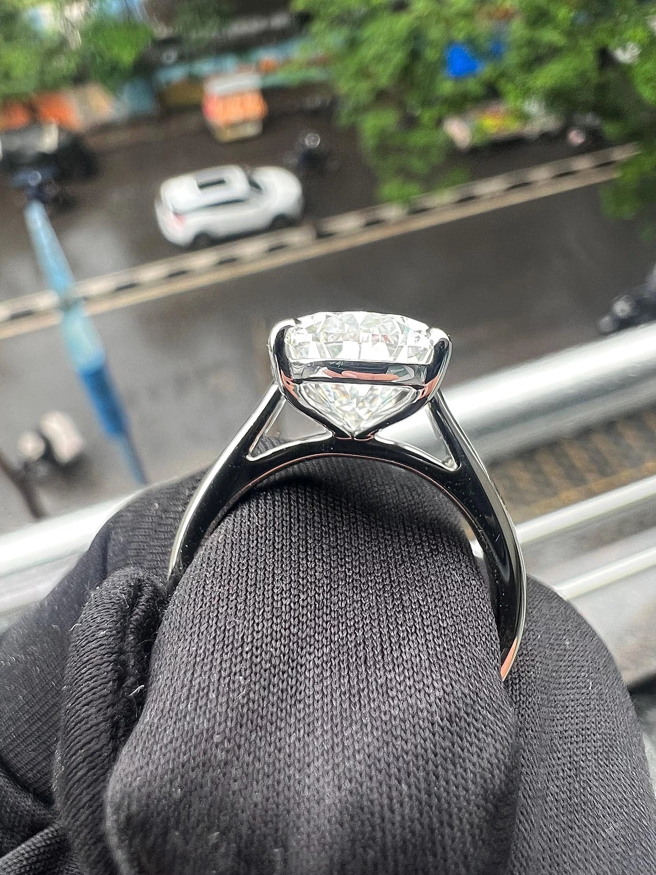 14 K Gold Solitaire Ring for Women