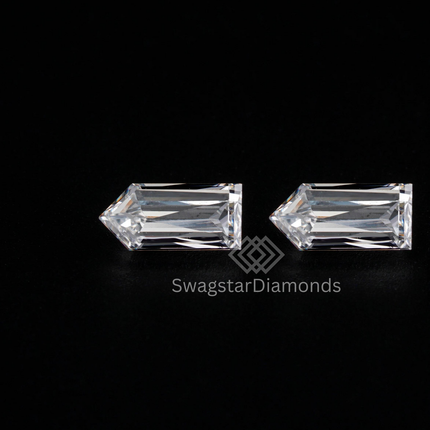 Bullet Shape Diamonds With Lab-Grown & Natural Diamonds, Jewelry By Leading Manufacturer From Swagstar, Surat. Explore Wedding, Engagement, Eternity Rings, Earring & Studs, Bracelets In 10k, 14k, & 18k Gold Varieties, Including White, Yellow, Rose Gold.