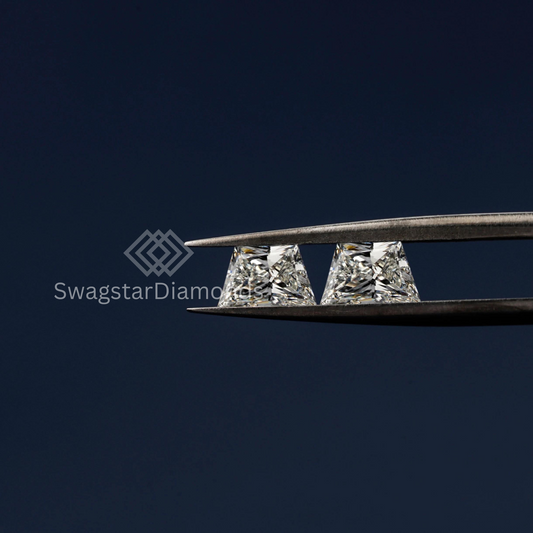 Trapezoid Shape With Lab-Grown & Natural Diamonds, Jewelry By Leading Manufacturer From Swagstar, Surat. Explore Wedding, Engagement, Eternity Rings, Earring & Studs, Bracelets In 10k, 14k, & 18k Gold Varieties, Including White, Yellow, Rose Gold.