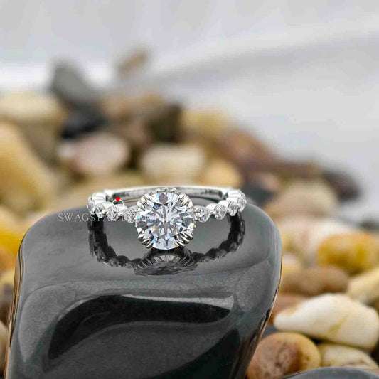 2CT Round Cut Ring