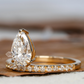Pear Diamond Ring With Lab-Grown & Natural Diamonds, Jewelry By Leading Manufacturer From Swagstar, Surat. Explore Wedding, Engagement, Eternity Rings, Earring & Studs, Bracelets In 10k, 14k, & 18k Gold Varieties, Including White, Yellow, Rose Gold.