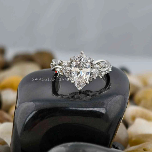 3 Carat Marquise Cut Ring 