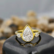3 Carat Pear Cut Diamond Ring