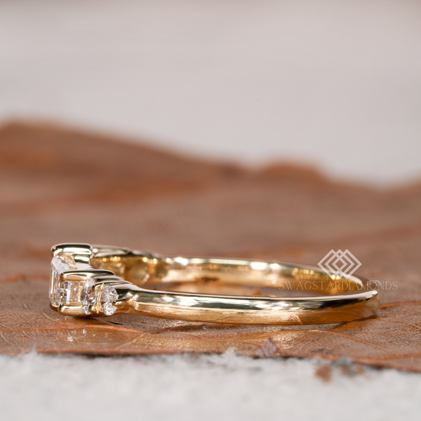 Baguette And Round Diamond Eternity Band