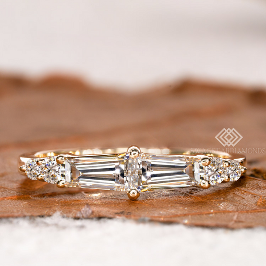 Baguette And Round Diamond Eternity Band