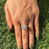 4 Prong Dainty Engagement Ring