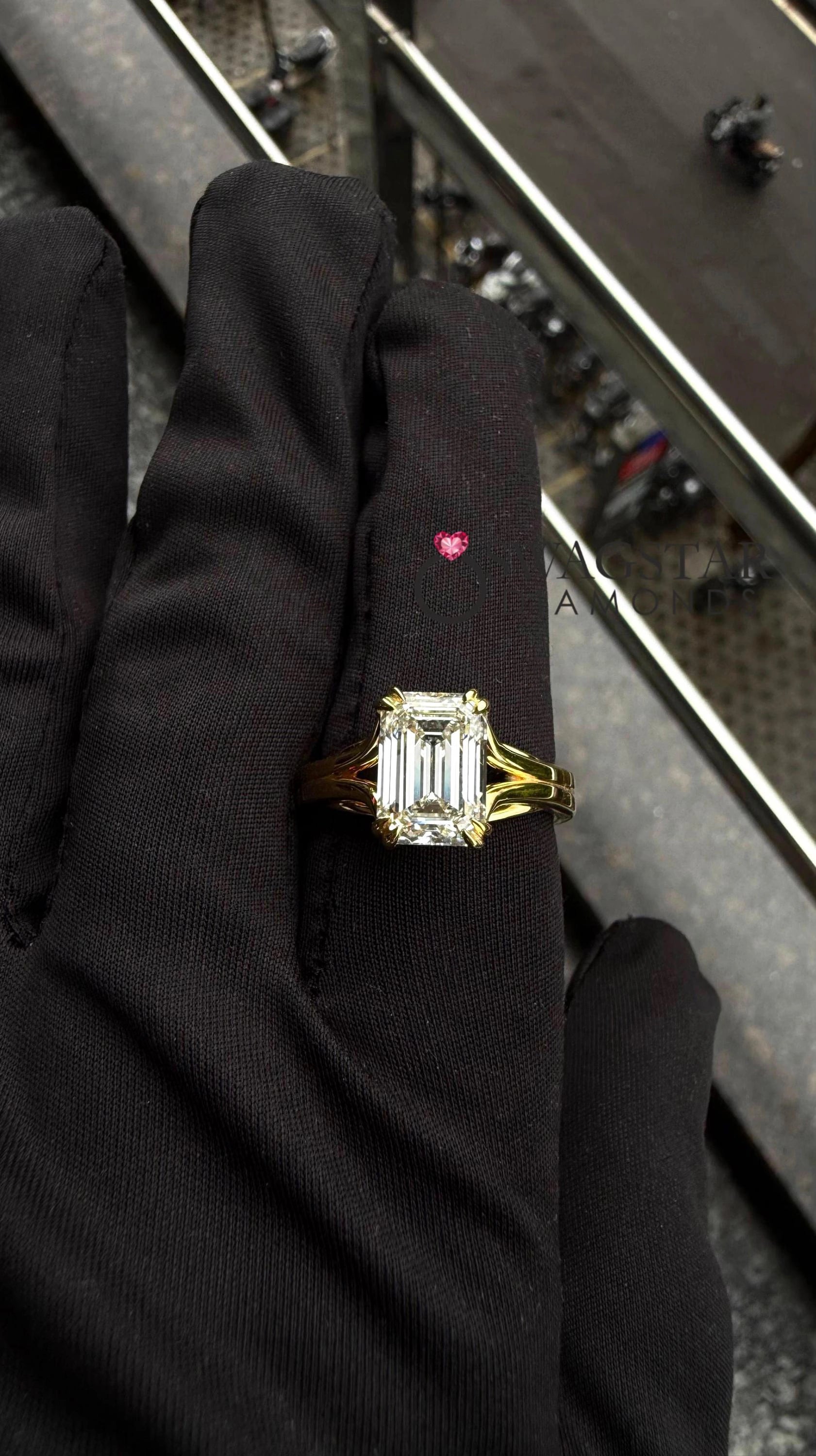 5 CT Emerald Cut Engagement Rings