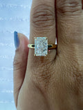 5 Carat Radiant Cut Engagement Ring..