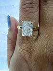 5 Carat Radiant Cut IGI Certified Ring
