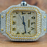 Arabic Number D color Iced Out Watches.