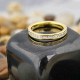 Baguette Cut Half Eternity Band