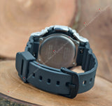 Black Rubber Strap Moissanite Watches