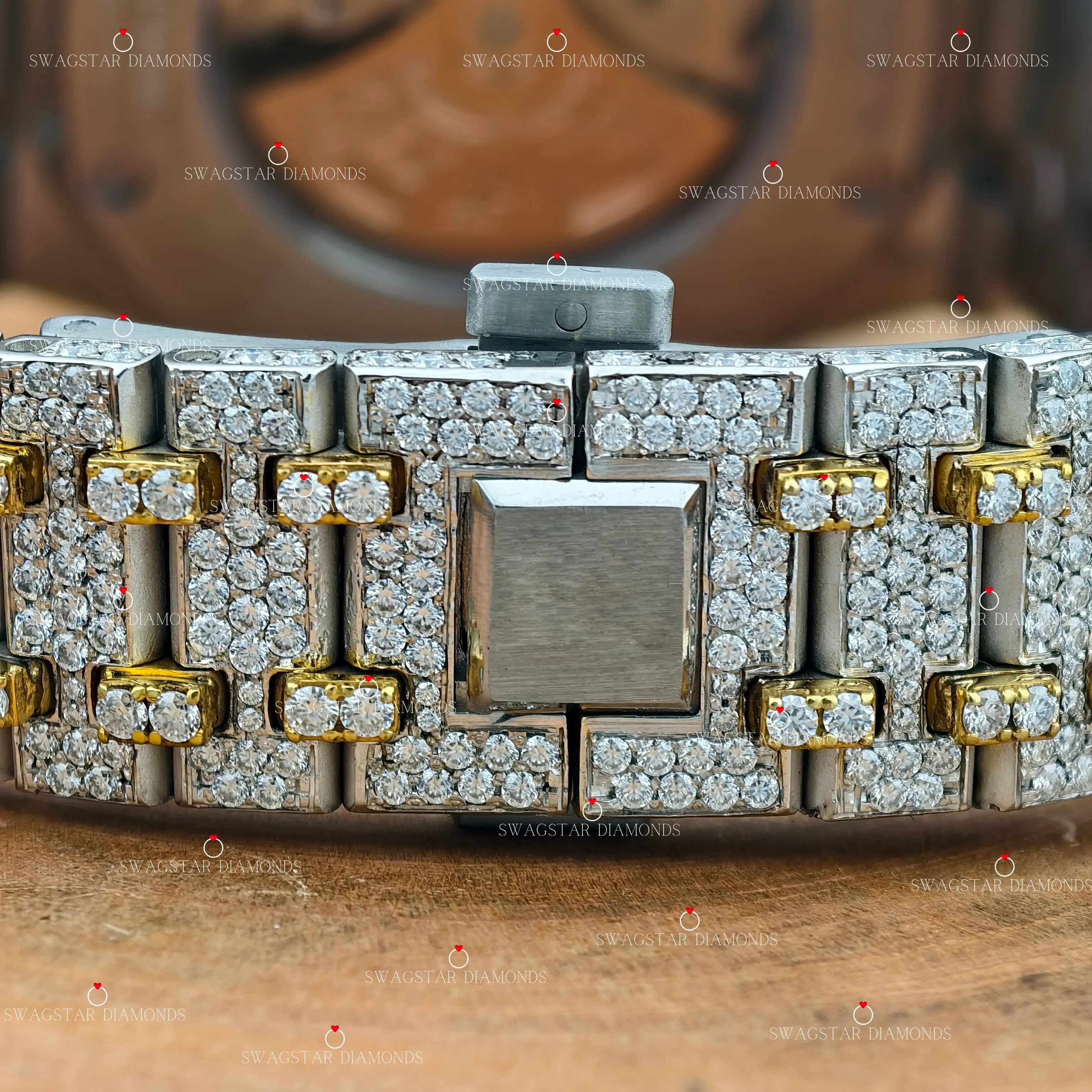 Bust Down Moissanite Watches