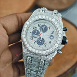 Buy  Multi Chrono Moissanite Watch For Gifts