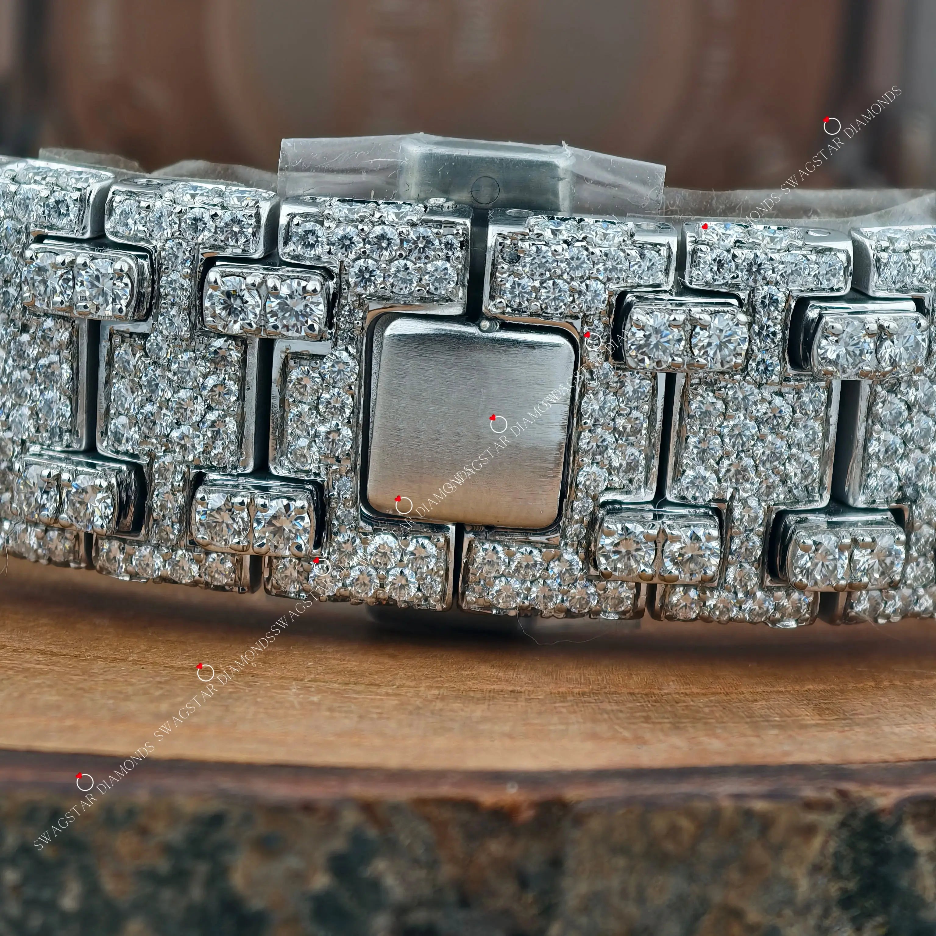 Buy Trendy Multi Chrono Moissanite Watch For Him.