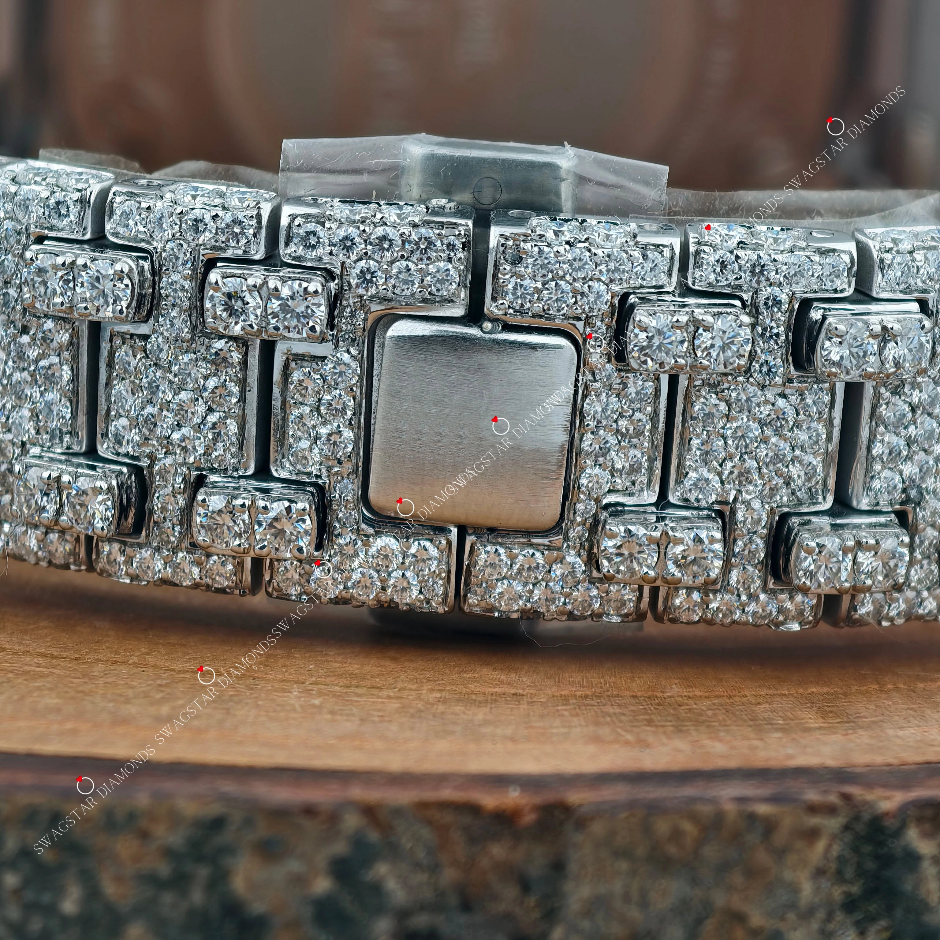Buy Trendy Multi Chrono Moissanite Watch For Him