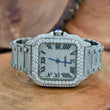 Buy Trendy Roman Numeric Fully Iced Out Moissanite Watch