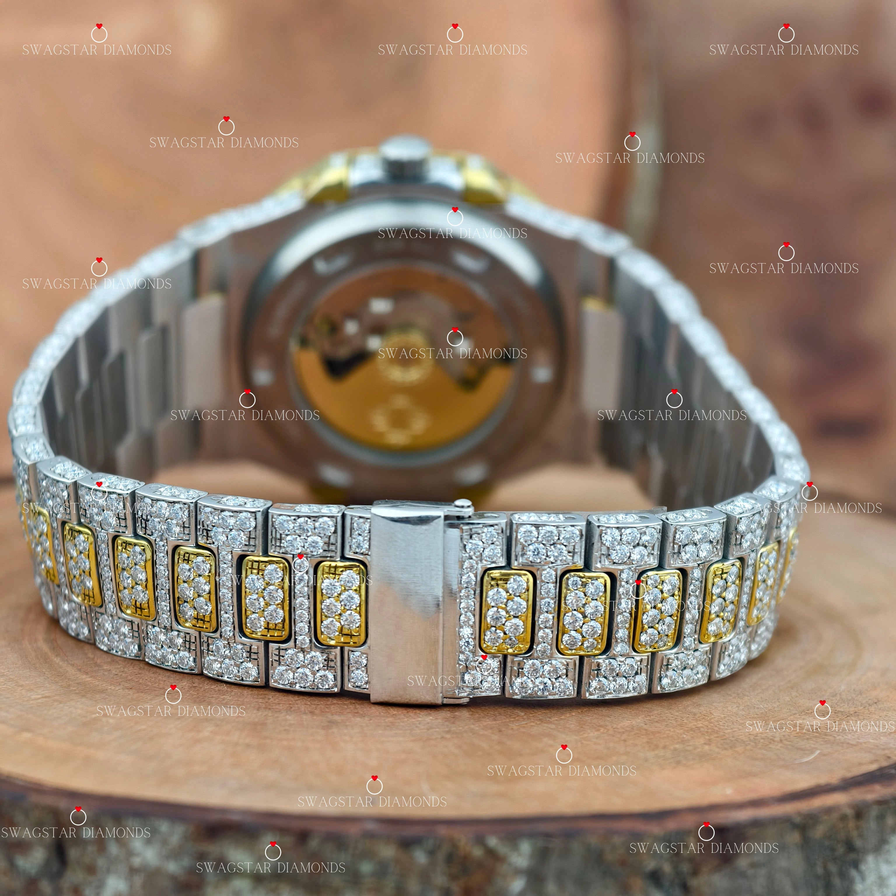 Buy Two Tone Moissanite Watches