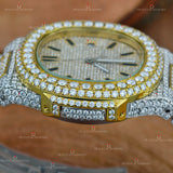 Buy Two Tone VVS1Moissanite Watch For Gift