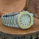 Buy Two Tone VVS1Moissanite Watch
