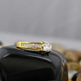 Channel Set Diamond Ring