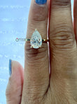 Classy Pear Cut Diamond Wedding Ring