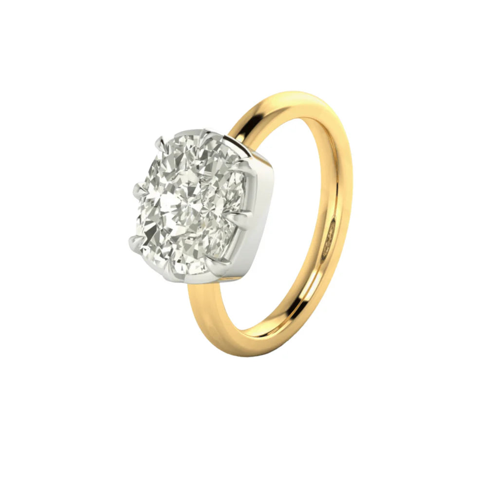 Cushion Cut East West Zendya's Ring