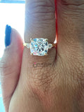 Cushion Cut IGI Certified Lab Diamond Engagement Ring