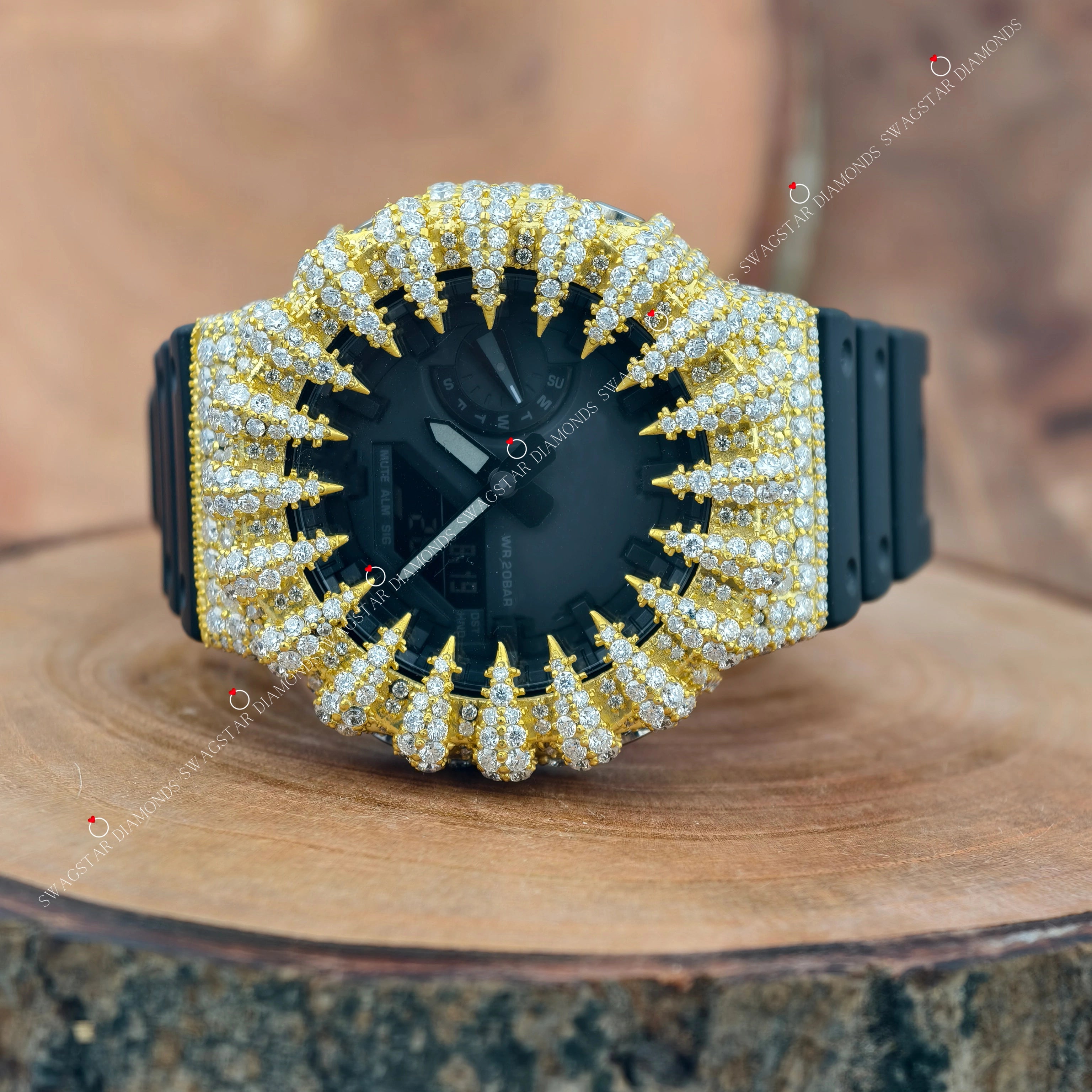 Custom Iced Out Moissanite Watches