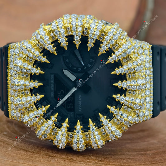 Custom Moissanite Watch 