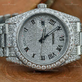D Color VVS1 Moissanite Watches For Men