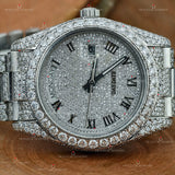 D Color VVS1 Moissanite Watchs For Men