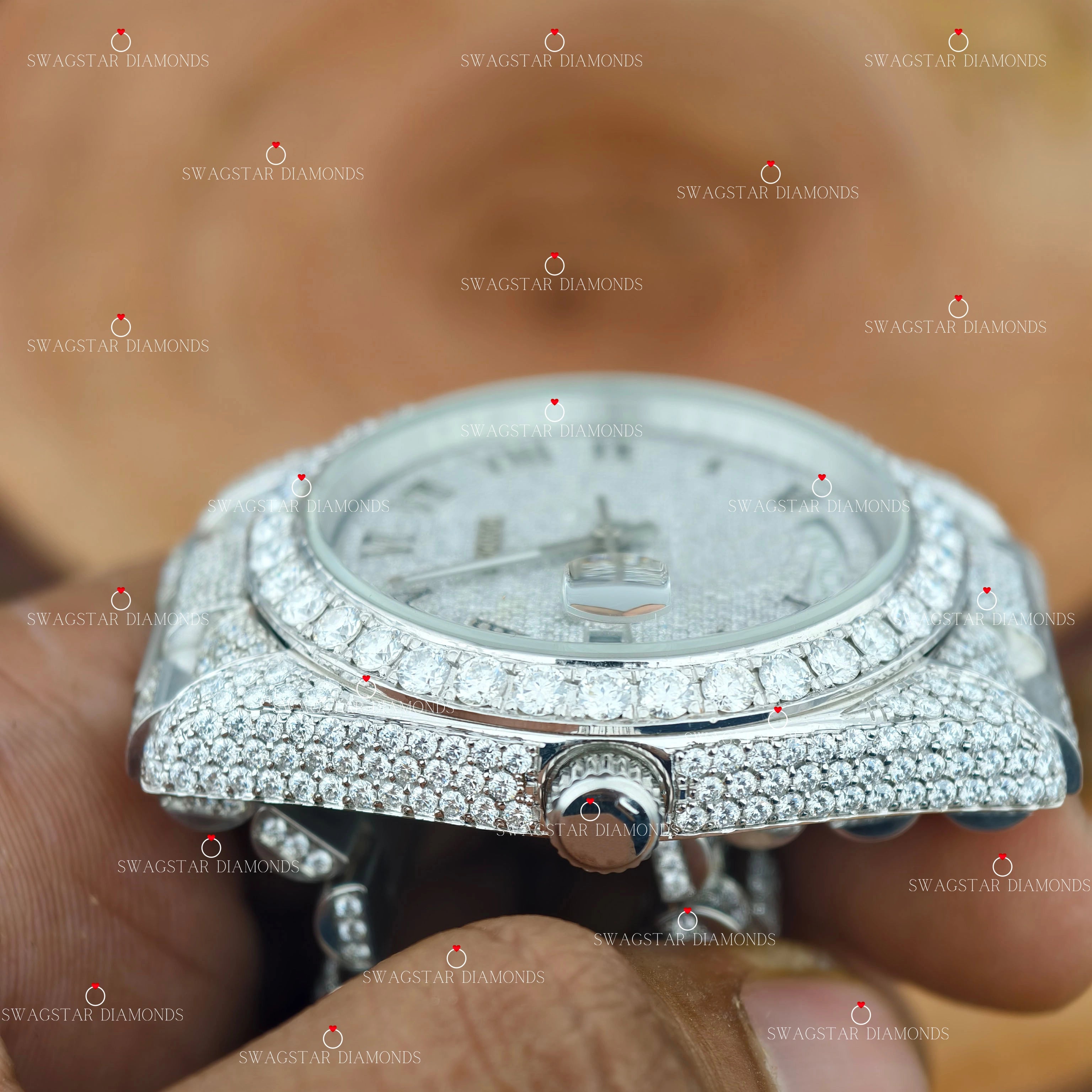 D Color VVS1 Watch For Men