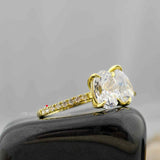 Double Stone Toi Et Moi Wedding Ring