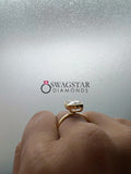 Elongated Cushion Cut Lab Diamond Bezel Set Ring