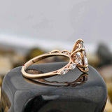 Elongated Marquise Cut Ring