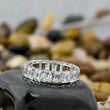 Emerald Cut Full Eternity Band