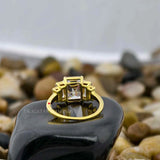 Emerald Cut Lab Diamond Engagement Ring