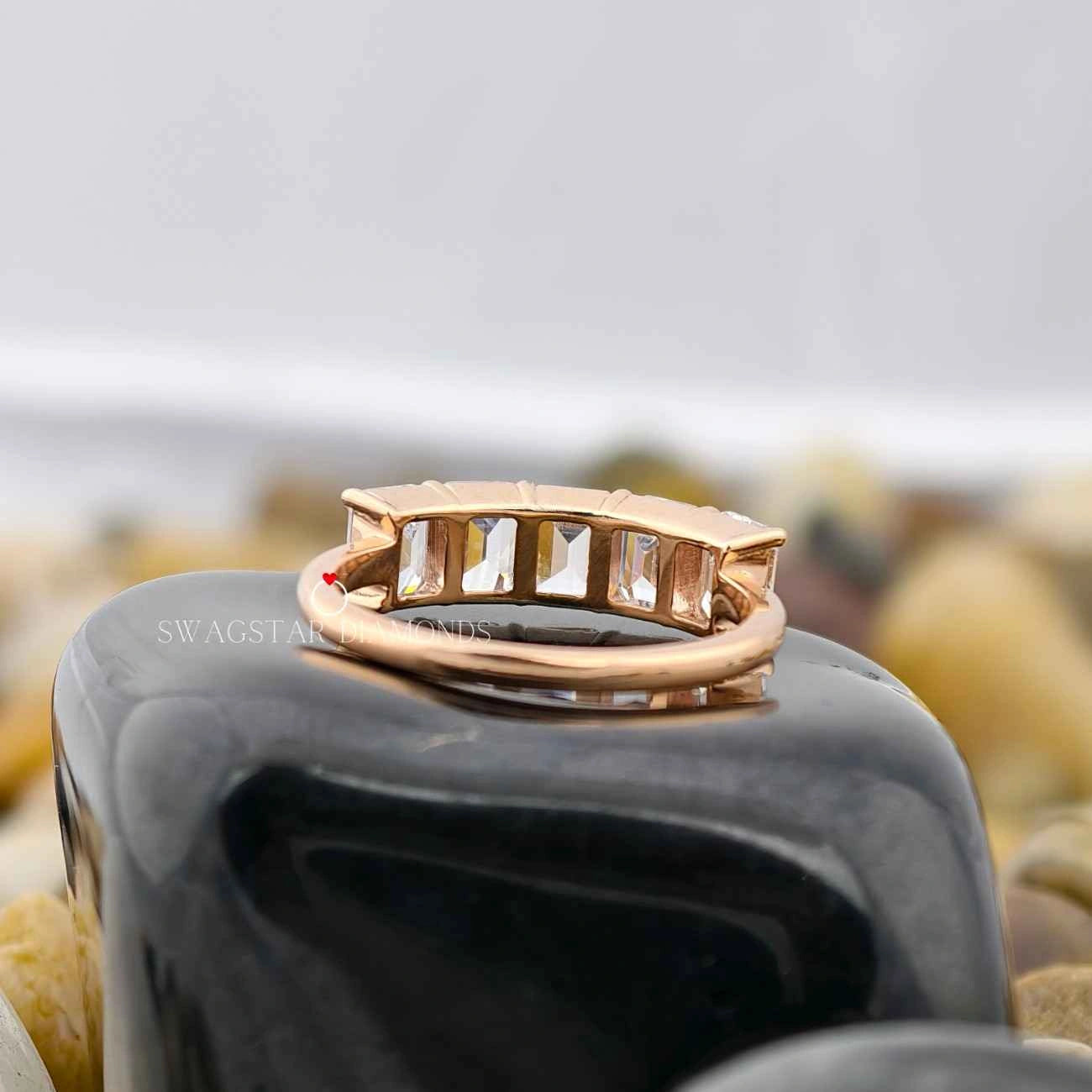 Emerald Cut Lab Grown Diamond Ring