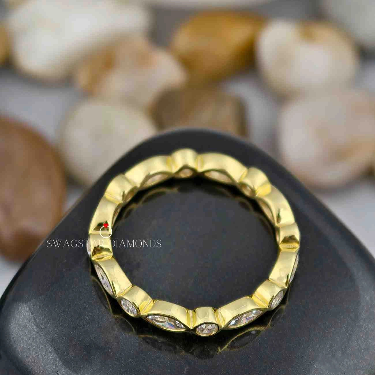 Full Eternity Bazel Set Ring