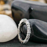Full Eternity Stack Band Ring