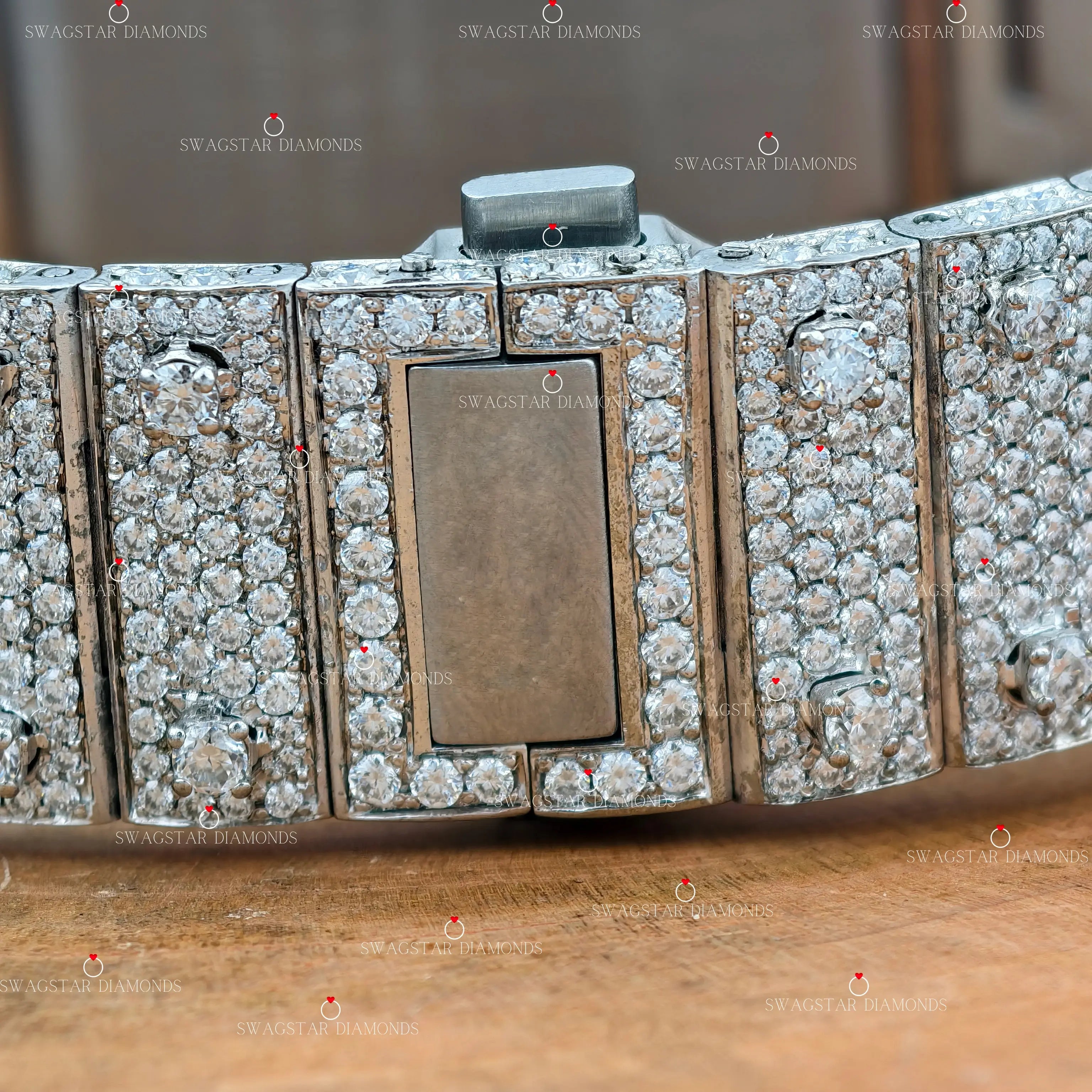 Fully Bust Down Trendy Watches